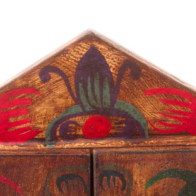 Alternate image for Fair Trade Nativity Scene Retablo Wood Sculpture Jesus Spoke of Peace