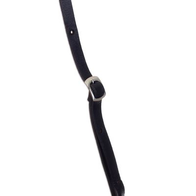 Alternate image for Handcrafted Tiwanaku-Inspired Brown Leather Sling Bag Tiwanaku Trends