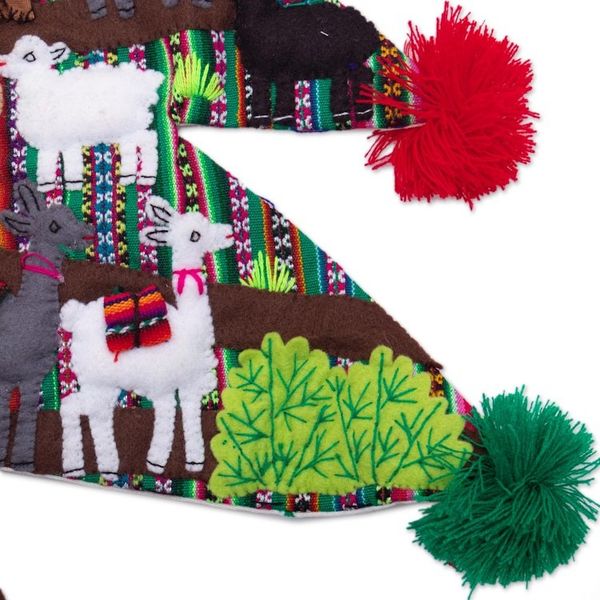 Alternate image for Andean Christmas Tree Wall Hanging Nativity Tree