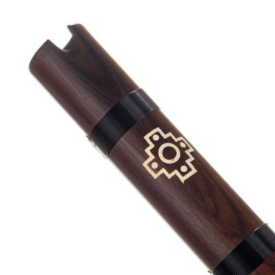 Alternate image for Peruvian Wood Quena Flute Wind Instrument with Andean Case New Airs