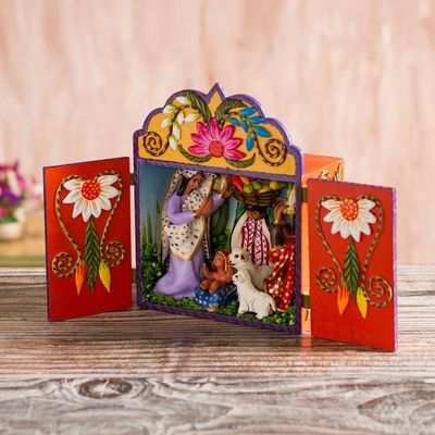 Alternate image for Hand Made Andean Nativity Scene Andean Christmas Carol