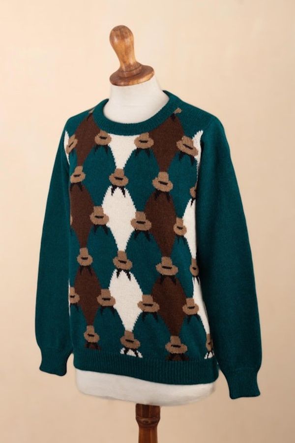 Alternate image for Hand Knit 100 Alpaca Sweater Hats of the Andes