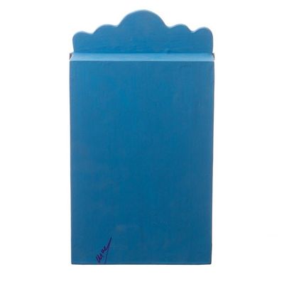 Alternate image for Handcrafted Christian Theme Christmas Retablo Diorama Blue Andean Christmas