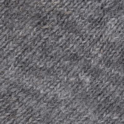 Alternate image for Knit 100 Alpaca Neck Warmer in Smoke from Peru Natural Smoke