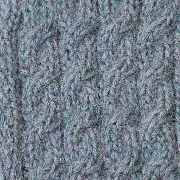 Alternate image for 100 Alpaca Knit Gloves in Light Azure from Peru Winter Delight in Light Azure