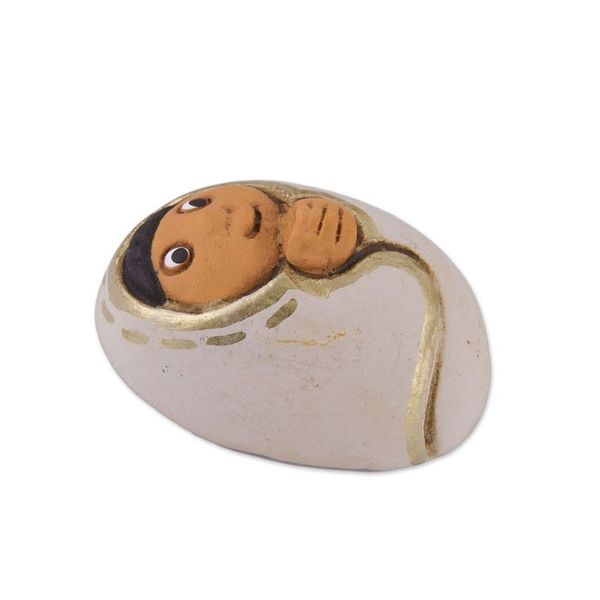 Alternate image for 7 Piece Egg-Shaped Diminutive Ceramic Nativity Scene Christmas Egg-citement