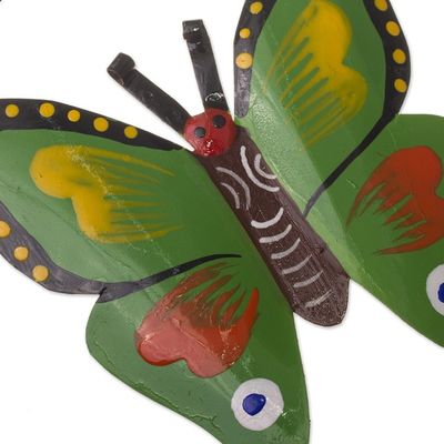 Alternate image for Colorful Metal Butterfly and Dragonfly Magnets Set of 4 Butterflies and Dragonflies