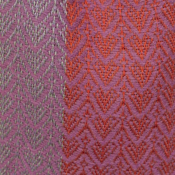 Alternate image for Hand Woven Striped Alpaca Blend Wrap Scarf from Peru Alluring Grace