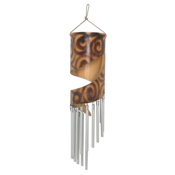 Alternate image for Hand Crafted Bamboo Wind Chime Bamboo Rhythm