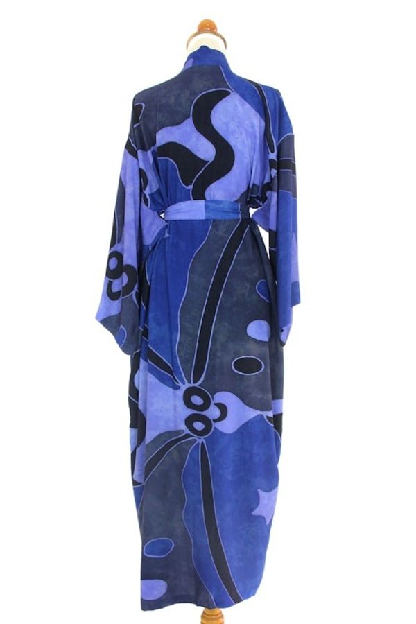 Alternate image for Indonesian Batik Patterned Robe Through the Seas