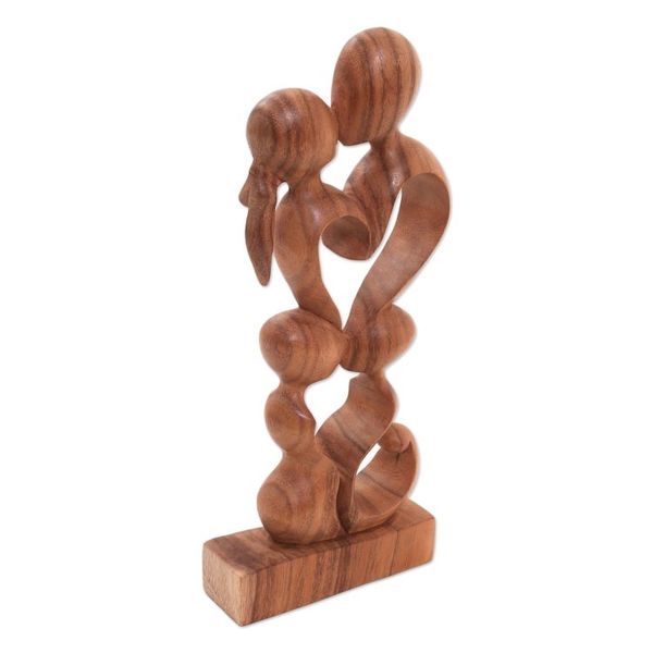 Alternate image for Hand Crafted Heart Shaped Sculpture Harmony