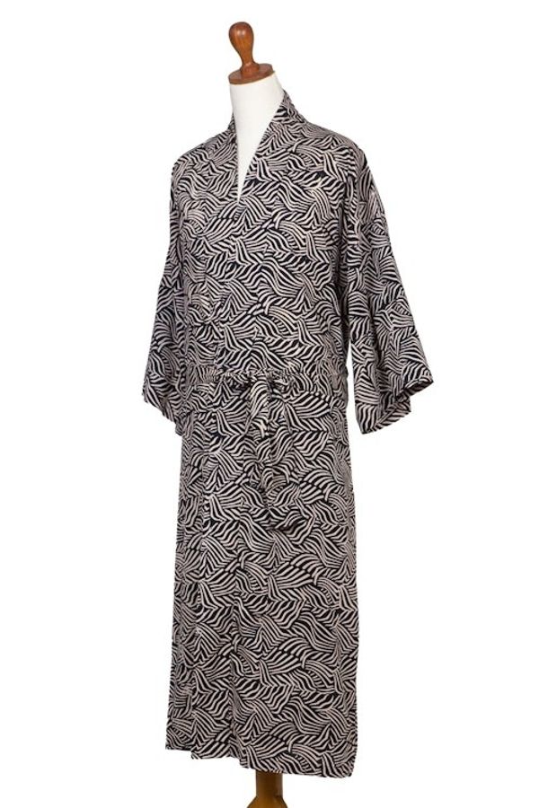 Alternate image for 100 Cotton Artisan Batik Robe Bedeg