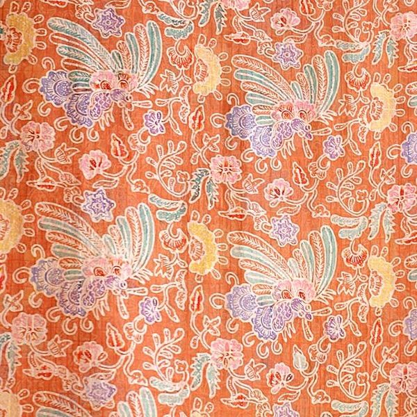 Alternate image for Batik Silk Shawl from Indonesia Bird of Paradise