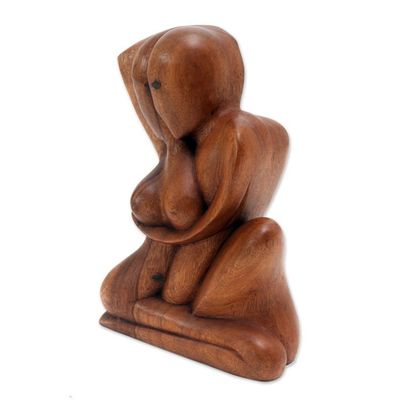 Alternate image for Romantic Wood Sculpture Sweet Love