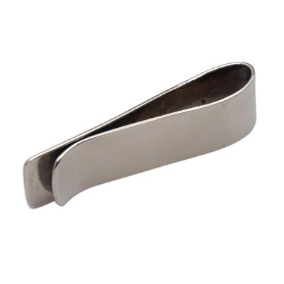 Alternate image for Engraved Stainless Steel Money Clip from Indonesia Luck Will Follow Me