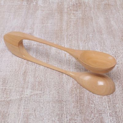 Alternate image for Handmade Wood Spoons Percussion Instrument from Bali Spoons