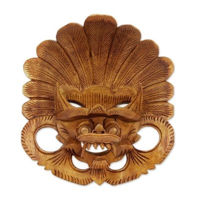 Alternate image for Hand Carved Bhoma Wall Mask Balinese Protector