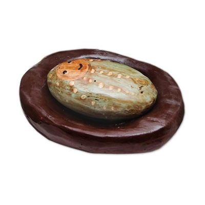 Alternate image for Handmade Wood Nativity Scene 9 Pieces Christ was Born