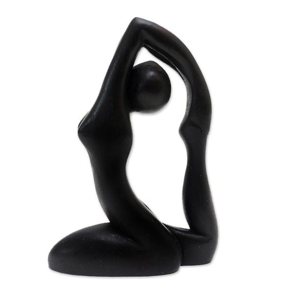 Alternate image for Suar Wood Figurative Statuette Pigeon Pose