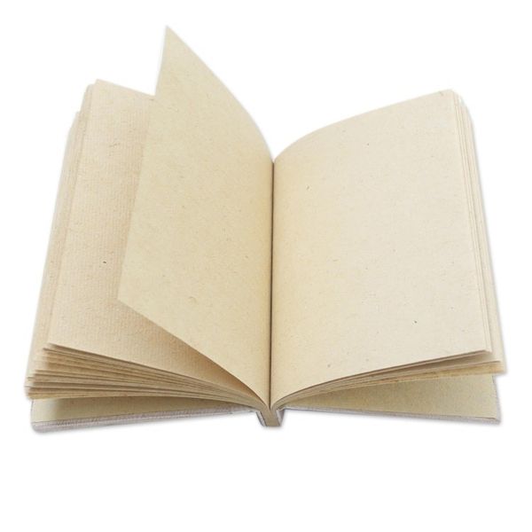 Alternate image for Fern Wood and Rice Straw Paper Journal from Bali Natural Life