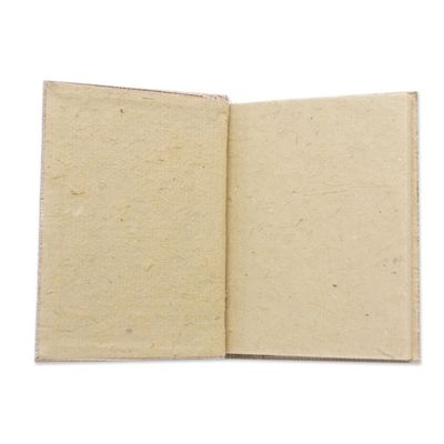 Alternate image for Eco-Friendly Tree-Themed Journal Handmade from Natural Fiber Spiral Tree