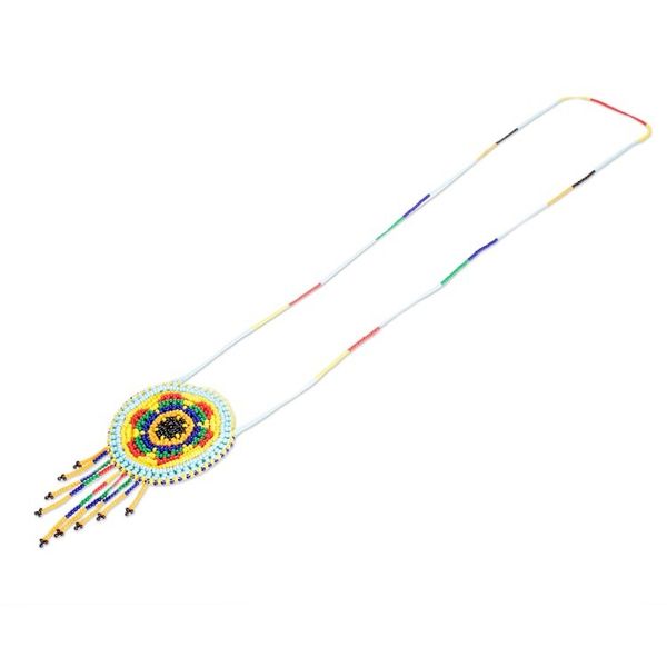 Alternate image for Handcrafted Beaded Guatemalan Kite-Themed Mini Shoulder Bag Traditional Barrilete