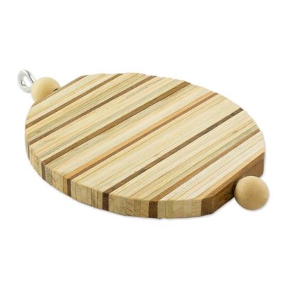 Alternate image for Handcrafted Wood Mobile with Adjustable Shapes Tranquil Moments