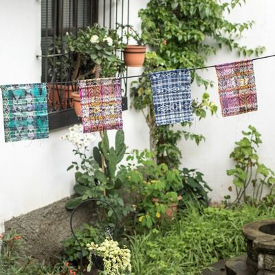 Alternate image for Cotton Flag Garland as Prayers for Peace Flags of World Peace