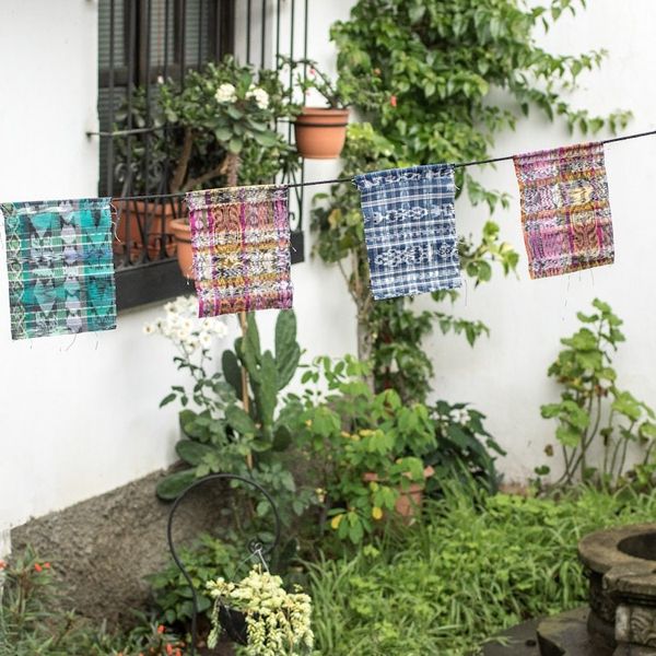 Alternate image for Cotton Flag Garland as Prayers for Peace Flags of World Peace