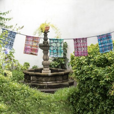 Alternate image for Cotton Flag Garland as Prayers for Peace Flags of World Peace