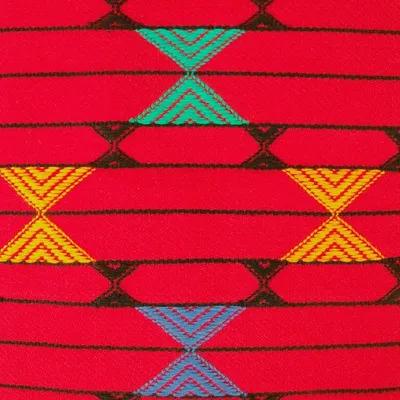 Alternate image for Cotton Table Runner Red Handmade India Festive Constellations