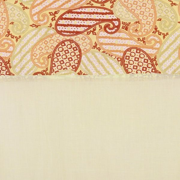 Alternate image for Paisley Chartreuse Wool and Silk Shawl with Colorful Tassels Chartreuse India
