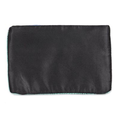 Alternate image for Geometric Beaded Evening Bag Crafted in India Glamorous Symphony