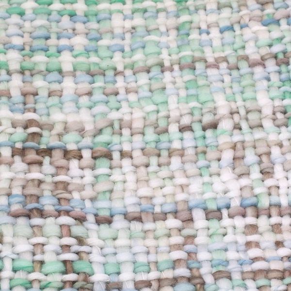 Alternate image for Pastel Green Throw Blanket with Fringes from India Mint Beauty