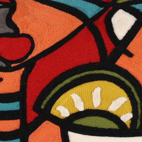 Alternate image for Margarita-Themed Embroidered Cotton Cushion Covers Pair Margarita Time