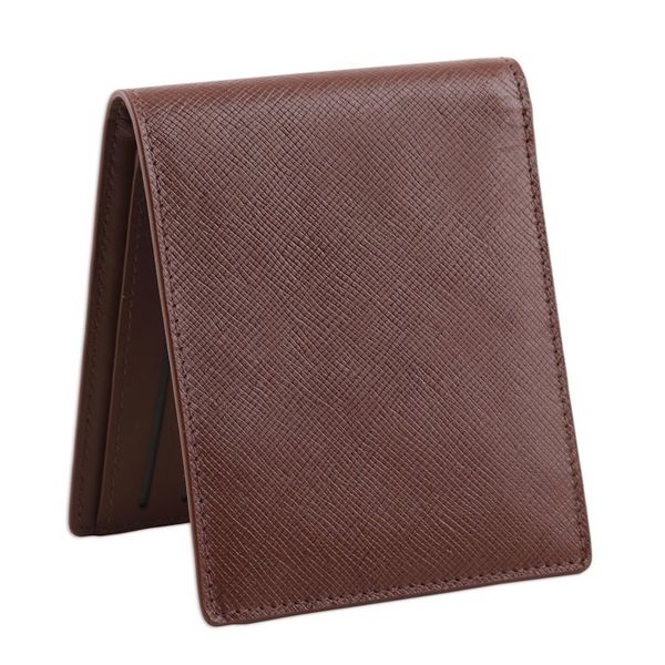 Alternate image for Hand Crafted Mens Brown Leather Wallet Versatility