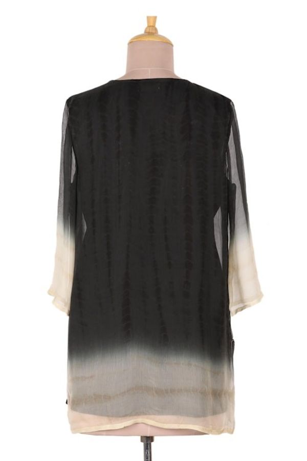 Alternate image for Tie-Dyed Tunic with Glass Bead Detail Magical Glamour