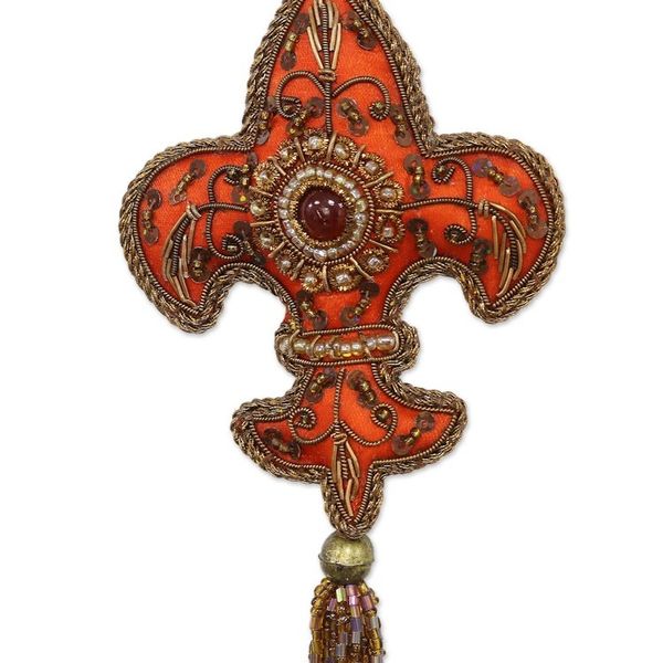 Alternate image for Beaded ornaments Set of 7 Happy Holiday
