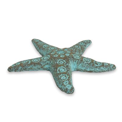 Alternate image for Recycled Paper Starfish Wall Art Sculpture Crafted by Hand Unique Starfish