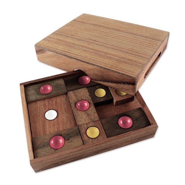 Alternate image for Handmade Rain Tree Wood Puzzle from Thailand Escape