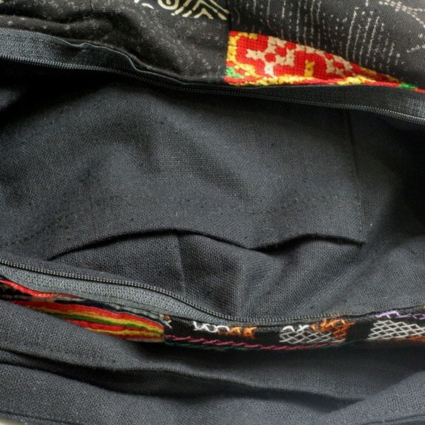Alternate image for Cotton sling tote bag Hmong Colors