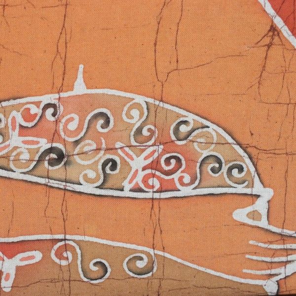 Alternate image for Batik Cotton Wall Art The Beautiful Woman