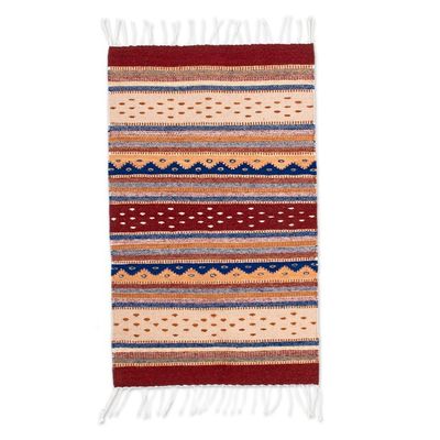 Alternate image for Multicolored Wool Area Rug 2x3 Desert Hills