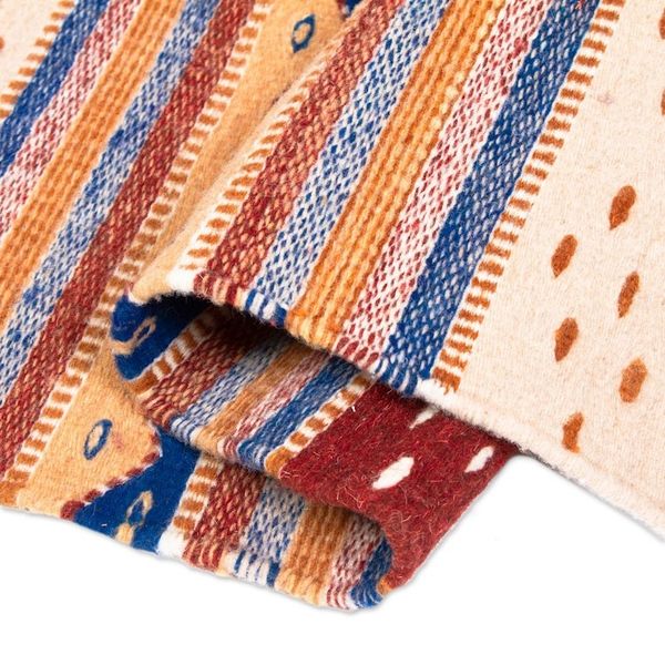 Alternate image for Multicolored Wool Area Rug 2x3 Desert Hills
