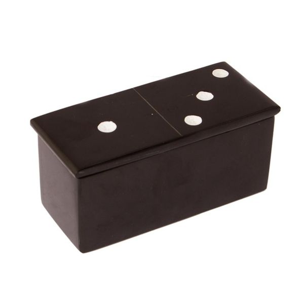 Alternate image for Black Marble Domino Set from Mexico Strategic Chance