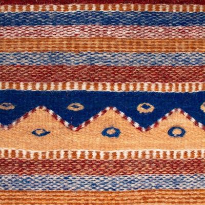 Alternate image for Multicolored Wool Area Rug 2x3 Desert Hills