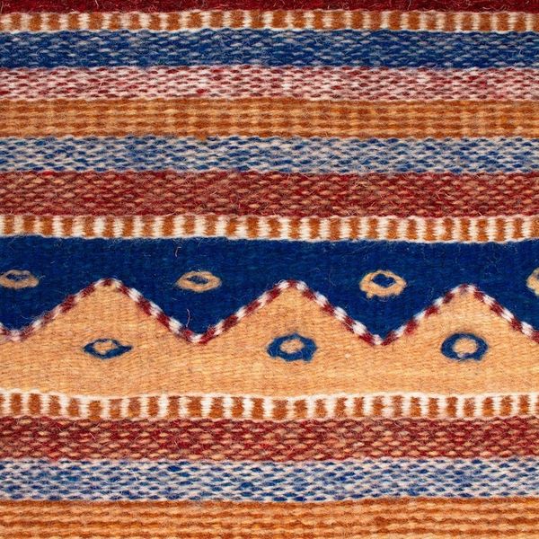 Alternate image for Multicolored Wool Area Rug 2x3 Desert Hills