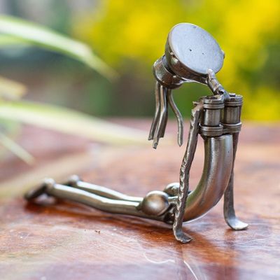 Alternate image for Rustic Auto Parts Sculpture of Yoga Pose Cobra Pose II