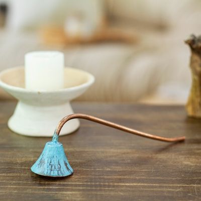 Alternate image for Eco-Friendly Recycled Copper Candle Extinguisher from Mexico Put Out the Flame