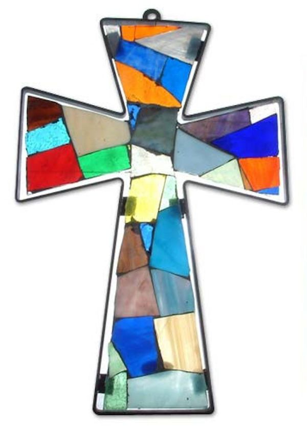 Alternate image for Stained glass cross Reflections of Color